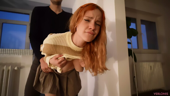 Redhead Teen Enjoys Cunnilingus From Behind In Romanian Vlog