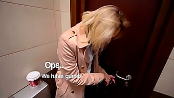 Public Blowjob In A Public Toilet With A Penis