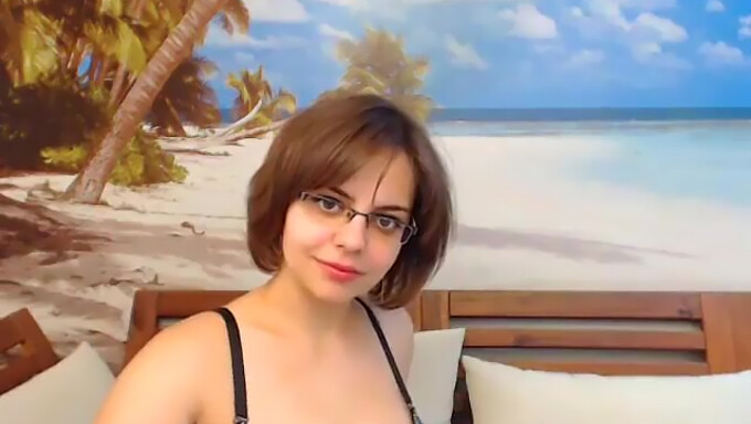 Big Natural Boobs And Cute Striptease On Webcam