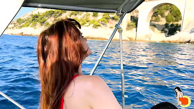 Tight Brown Teen Gets A Blowjob And A Cumshot In This Yacht Porn Video