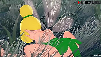 Cute Cosplay Blonde Tinker Bell Gets Naughty In Short Animation