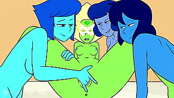 คลาสพฤกษศาสตร์ของ Peridot กลายเป็นการสนุกสนานกันอย่างเป็นบ้าเป็นหลังที่เต็มไปด้วยน้ํากาม